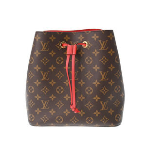 Louis Vuitton Monogram NeoNoe Coquelicot Red Canvas Shoulder Bag